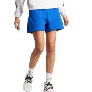 Adidas Women's Z.N.E. Primeknit Loose Sportswear Shorts Royal Blue Size M NEW